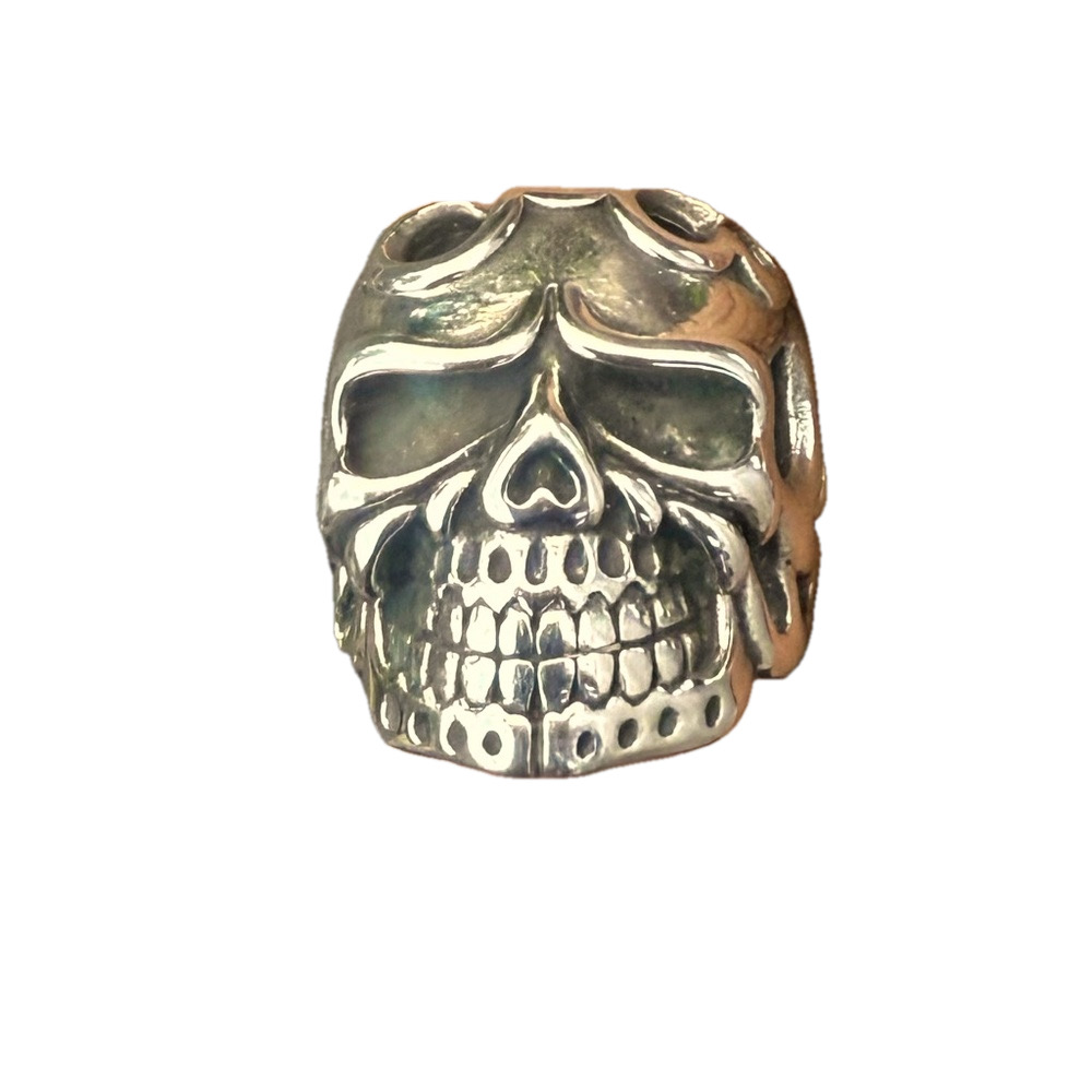 Stainless steel Biker Skull Ring Size 9 US
